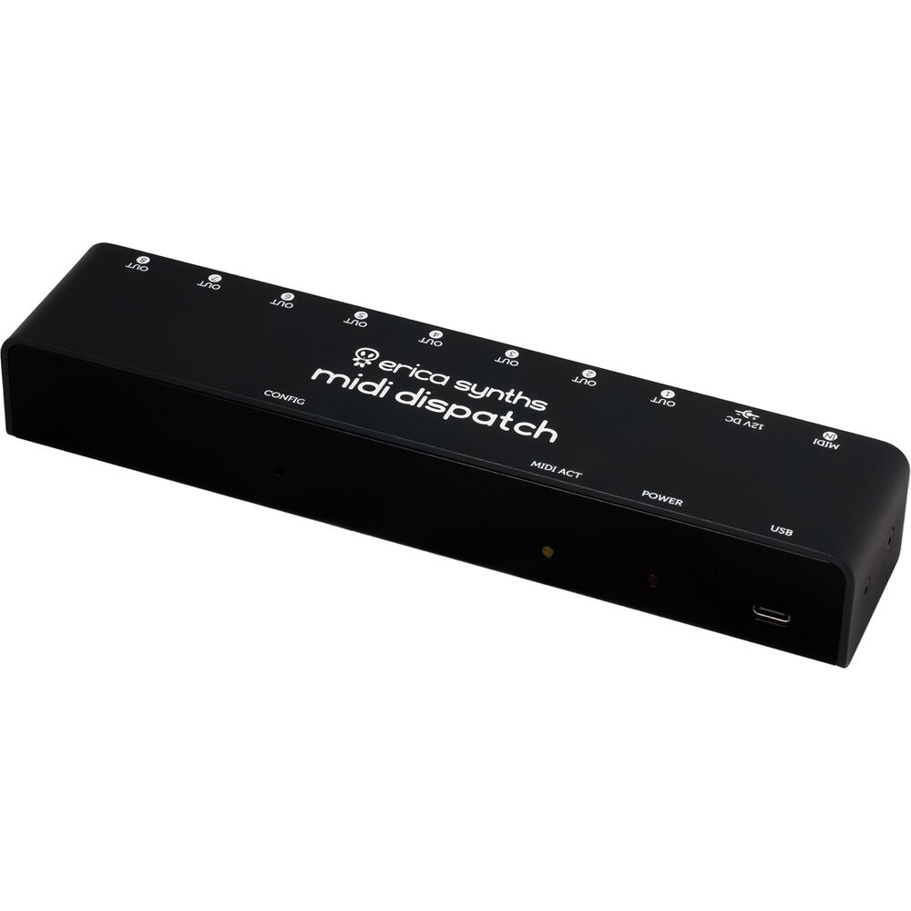 Erica Synths MIDI DISPATCH (THRU BOX II) 1x8 MIDI MIDI DISPATCH
Erica Synths MIDI DISPATCH (THRU BOX II) 1x8 MIDI MIDI DISPATCH