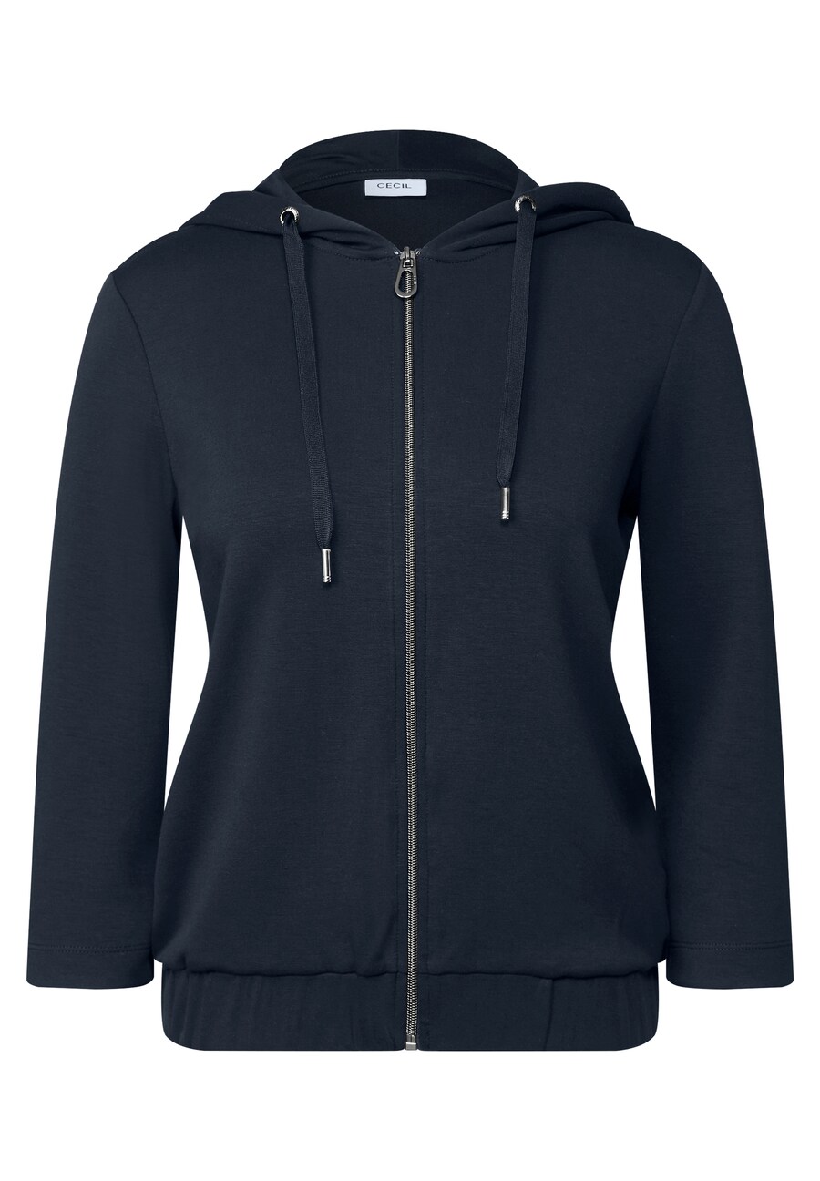 Толстовка с капюшоном на молнии CECIL, темно-синий 
Толстовка с капюшоном на молнии CECIL, темно-синий