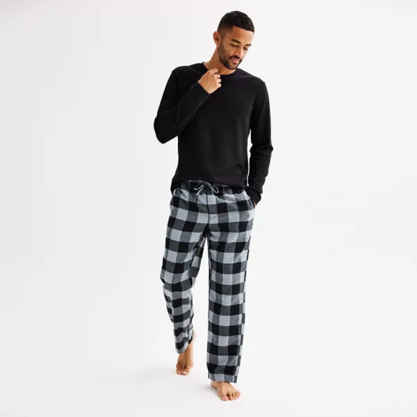 Мужской фланелевый пижамный комплект с длинными рукавами и пижамными штанами Sonoma Goods For Life, цвет grey buffalo check
Мужской фланелевый пижамный комплект с длинными рукавами и пижамными штанами Sonoma Goods For Life, цвет grey buffalo check