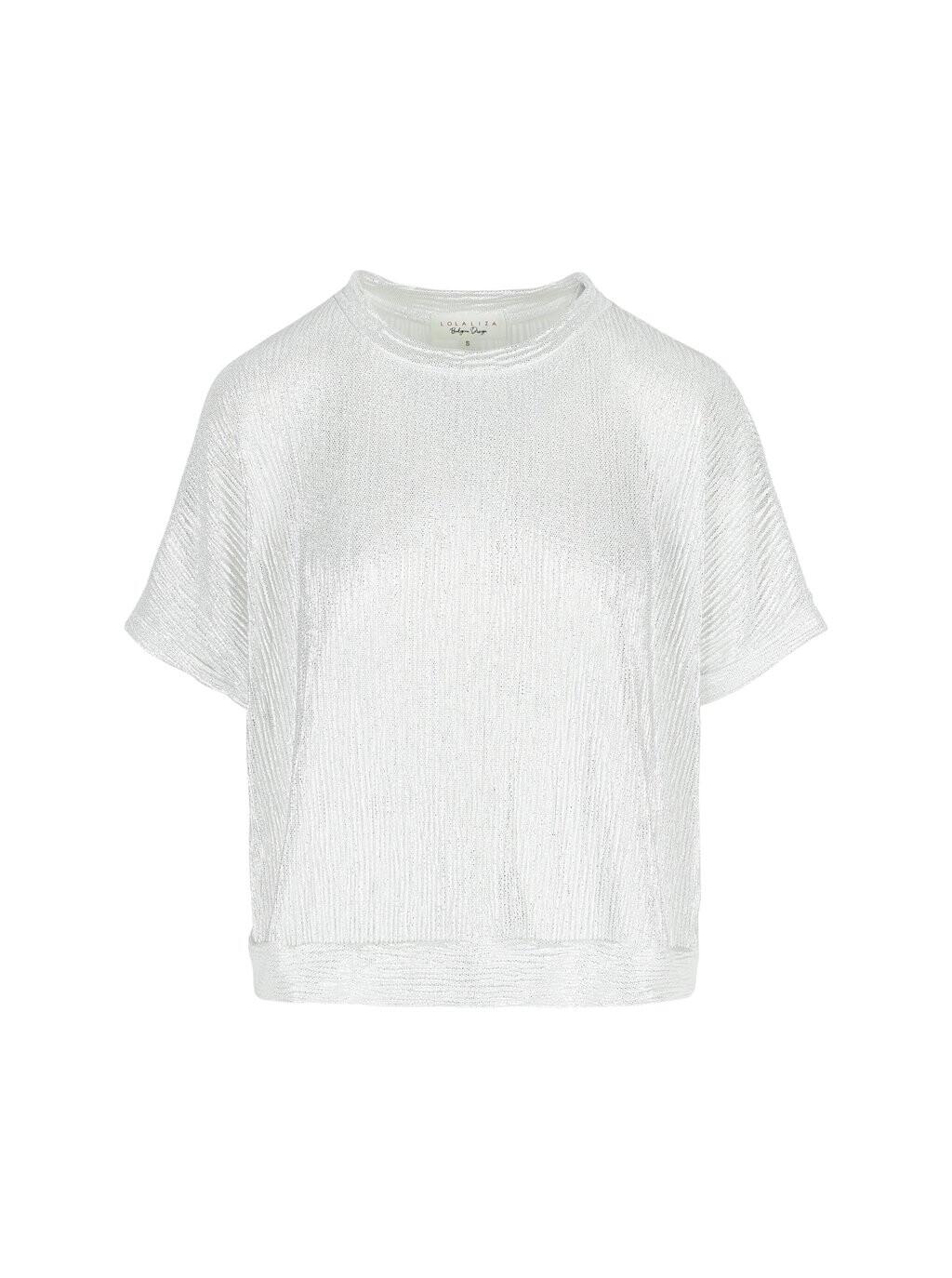 Базовая футболка METALLIC RIBBED T-SHIRT LolaLiza, светло-серый
Базовая футболка METALLIC RIBBED T-SHIRT LolaLiza, светло-серый