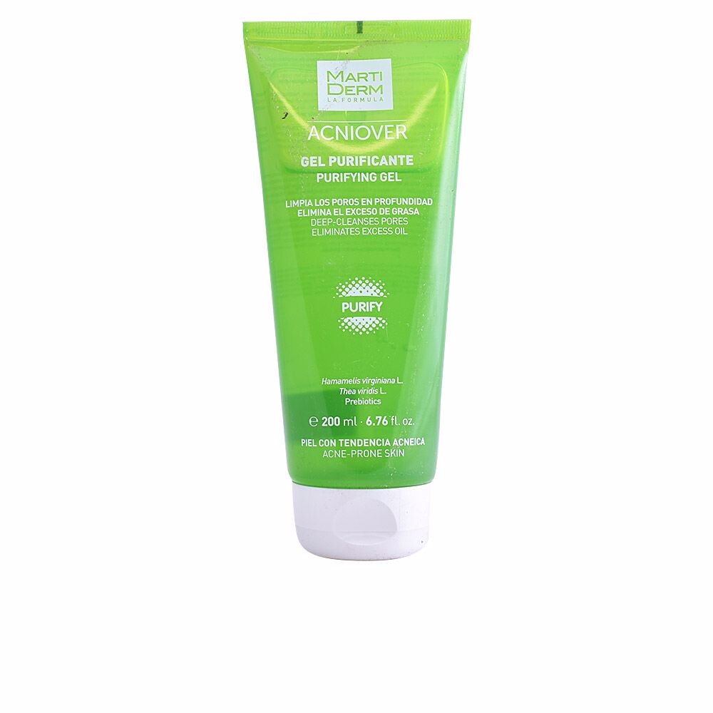 Очищающий гель для лица Acniover gel purificante piel grasa y acnéica Martiderm, 200 мл 
Очищающий гель для лица Acniover gel purificante piel grasa y acnéica Martiderm, 200 мл