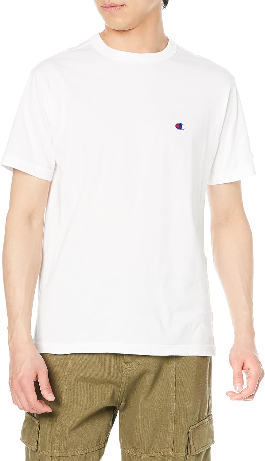 Мужская футболка с коротким рукавом Champion C3-P300, 100% хлопок, классический дизайн, вышитый логотип, базовый стиль, белый
Мужская футболка с коротким рукавом Champion C3-P300, 100% хлопок, классический дизайн, вышитый логотип, базовый стиль, белый