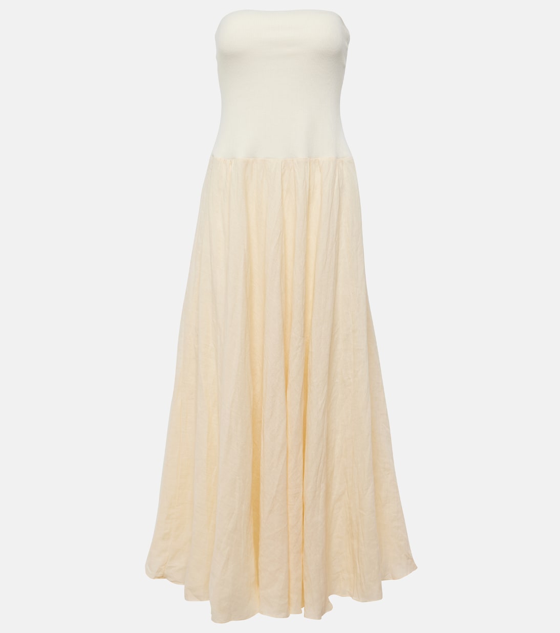 Льняное макси-платье с добавками Johanna Ortiz, кремовый
Льняное макси-платье с добавками Johanna Ortiz, кремовый