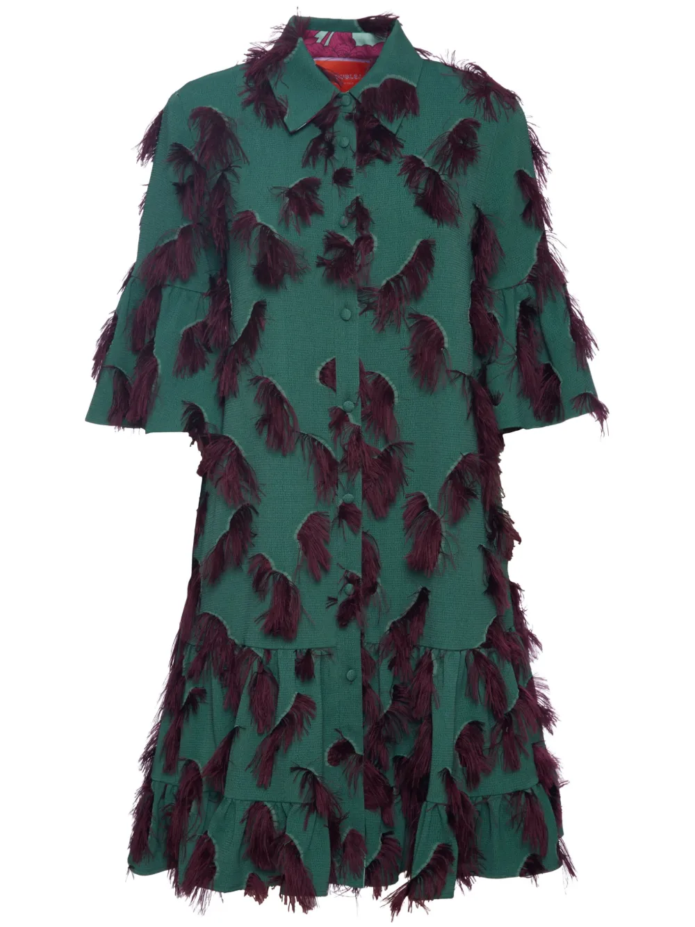 Платье мини Choux с бахромой La DoubleJ, зеленый
Платье мини Choux с бахромой La DoubleJ, зеленый