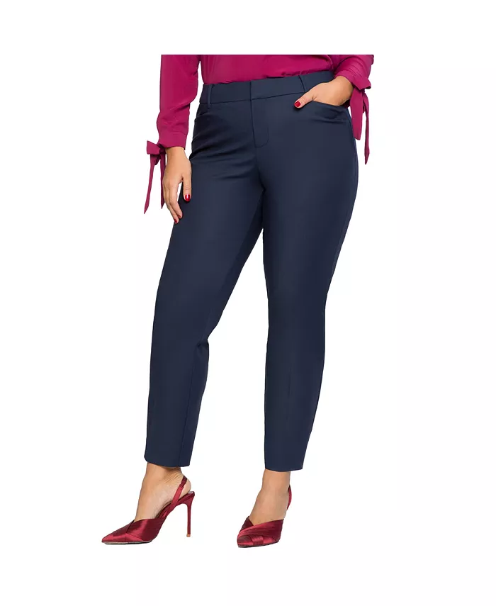 Женские брюки Kady Fit Plus Size с двойным переплетением Eloquii, синий
Женские брюки Kady Fit Plus Size с двойным переплетением Eloquii, синий