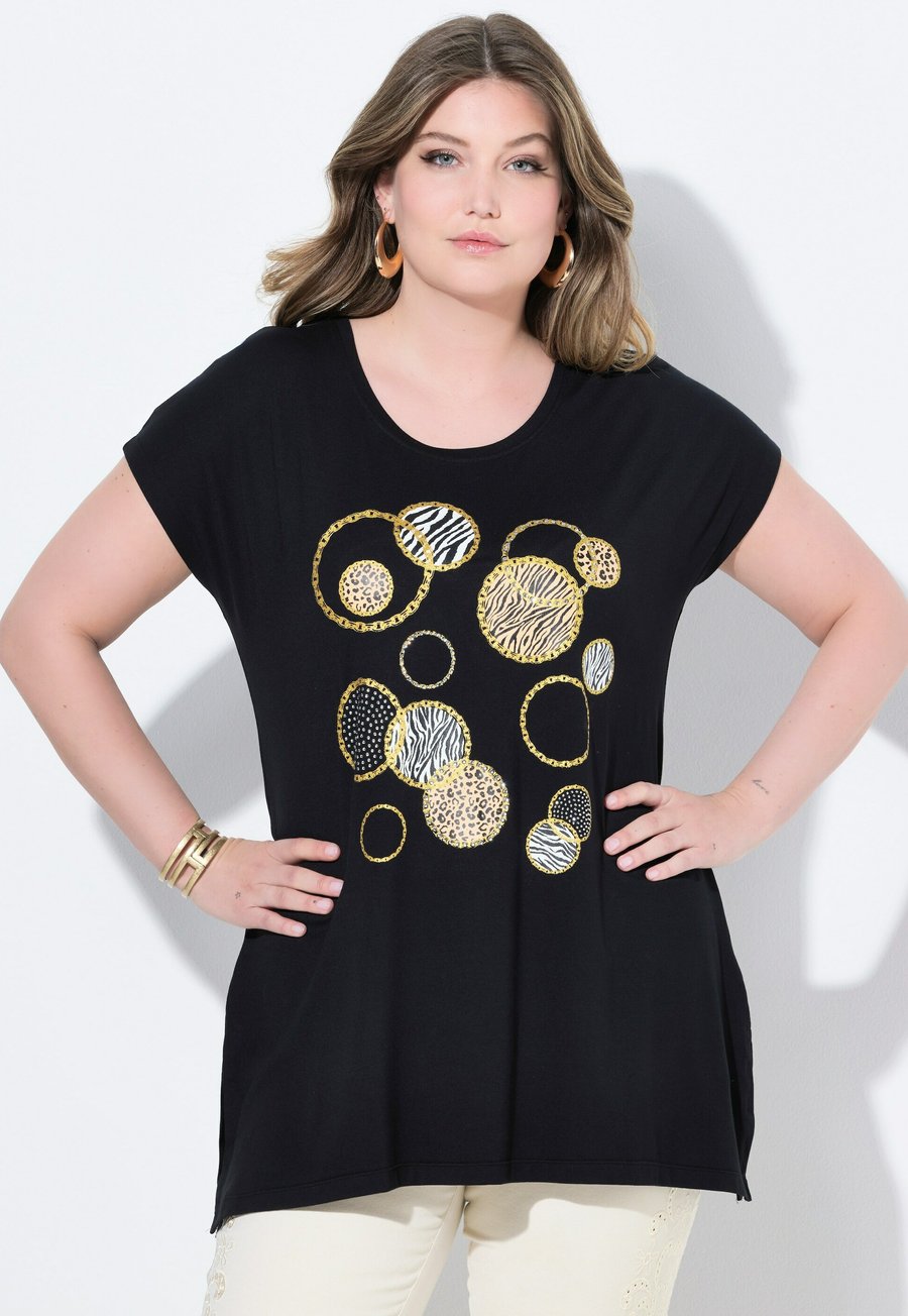 Блуза MIAMODA CIRCLES WITH GLITTER, Black
Блуза MIAMODA CIRCLES WITH GLITTER, Black