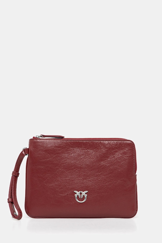 Кожаный клатч Pinko, бордовый
Кожаный клатч Pinko, бордовый
