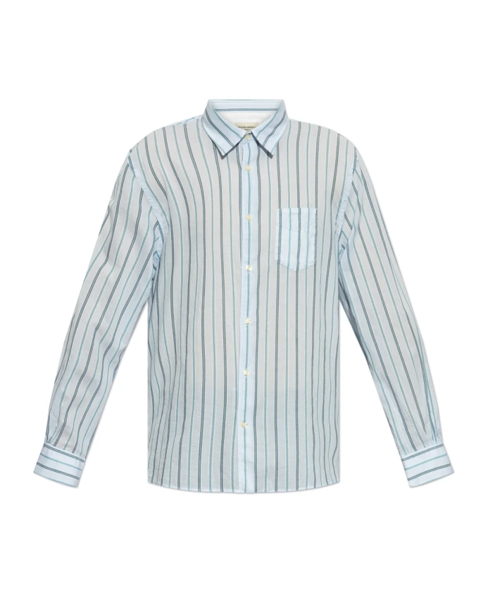 Рубашка в полоску Officine Gãnãrale, синий
Рубашка в полоску Officine Gãnãrale, синий