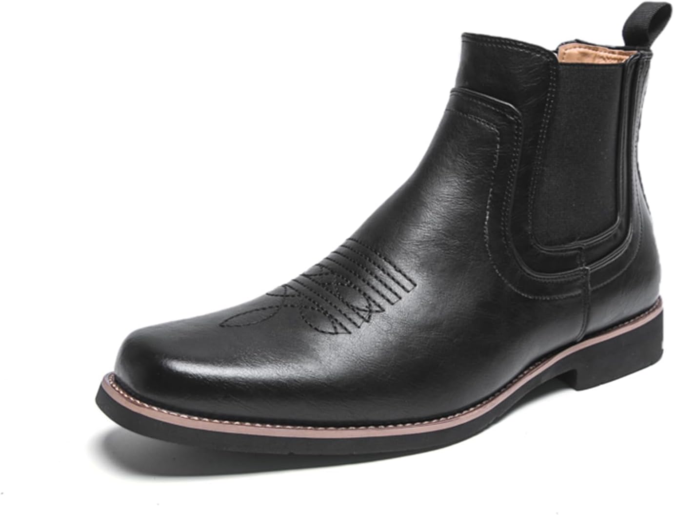 Ковбойские сапоги в стиле вестерн для мужчин - мужские ковбойские сапоги с квадратным носком, ковбойские сапоги до щиколотки, повседневные, в стиле ретро, стильные сапоги Chuumee, черный
Ковбойские сапоги в стиле вестерн для мужчин - мужские ковбойские сапоги с квадратным носком, ковбойские сапоги до щиколотки, повседневные, в стиле ретро, стильные сапоги Chuumee, черный