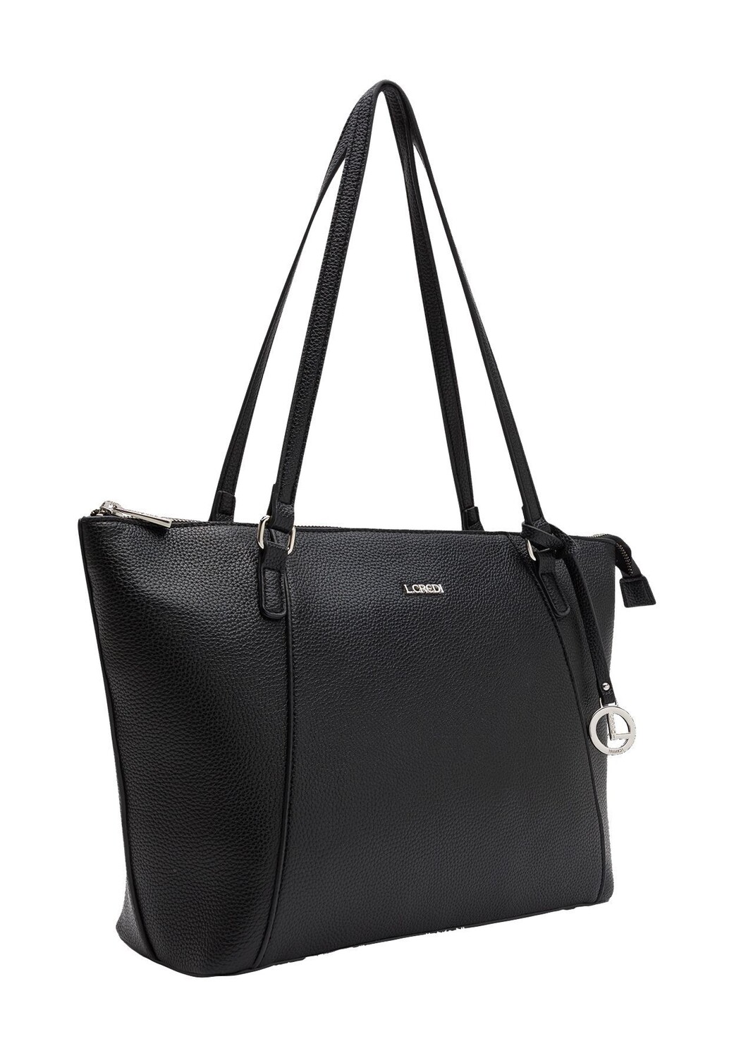 Шопер, имитация кожи, на молнии, женский L.CREDI, черный
Шопер, имитация кожи, на молнии, женский L.CREDI, черный