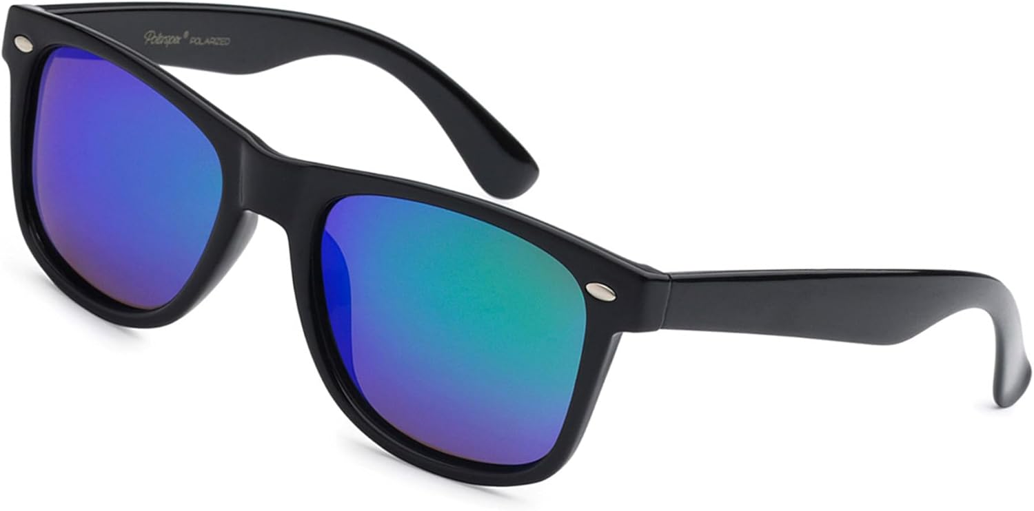 Поляризованные солнцезащитные очки PolarSpex для мужчин и женщин – защита от УФ-излучения, прочные и легкие, в стиле ретро, идеально подходят для вождения и рыбалки, Black | Kryptonite
Поляризованные солнцезащитные очки PolarSpex для мужчин и женщин – защита от УФ-излучения, прочные и легкие, в стиле ретро, идеально подходят для вождения и рыбалки, Black | Kryptonite