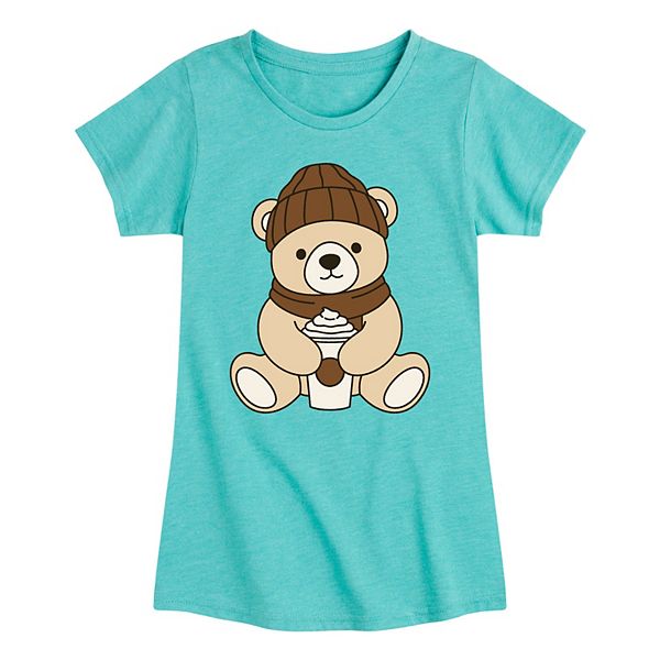 Футболка с принтом для девочек 7-16 лет: мишка с чашкой кофе Licensed Character, Turquoise
Футболка с принтом для девочек 7-16 лет: мишка с чашкой кофе Licensed Character, Turquoise