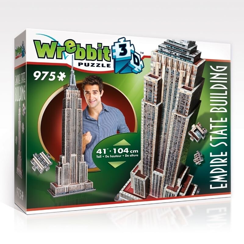 Wrebbit Puzzle, 3D-пазл Empire State
Wrebbit Puzzle, 3D-пазл Empire State