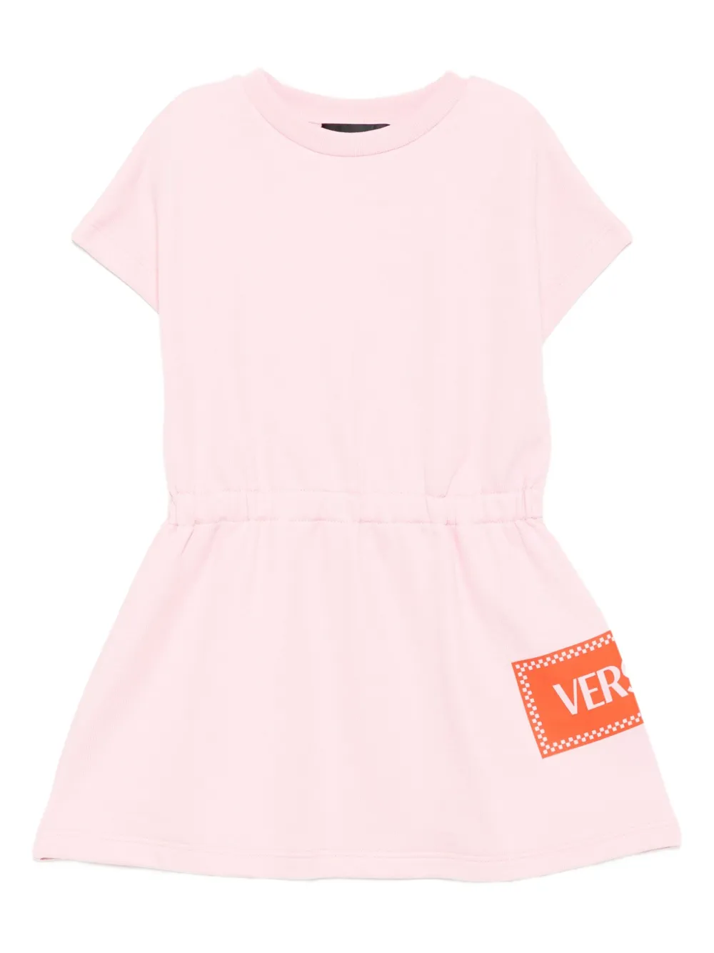 Платье-толстовка с логотипом Versace Kids, розовый
Платье-толстовка с логотипом Versace Kids, розовый