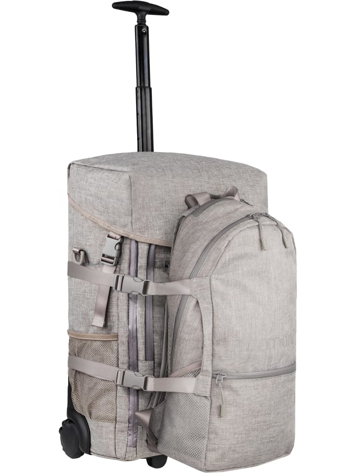 Рюкзак с функцией тележки и маленький рюкзак бежевого цвета normani
Рюкзак с функцией тележки и маленький рюкзак бежевого цвета normani