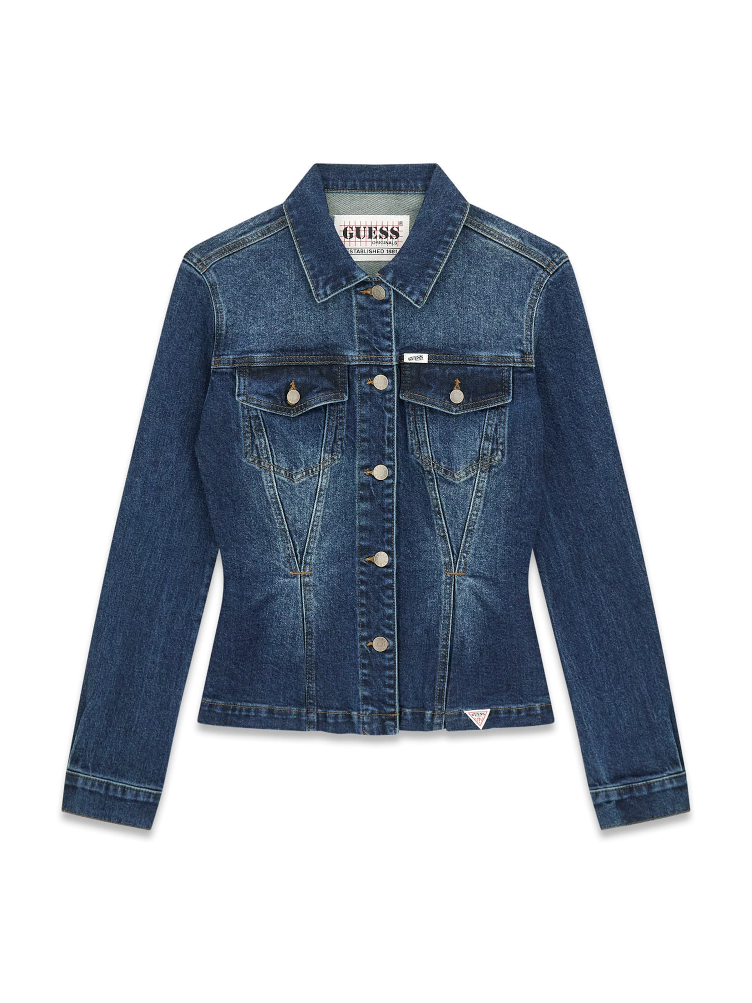 GUESS Originals Куртка для межсезонья в синем дениме
GUESS Originals Куртка для межсезонья в синем дениме