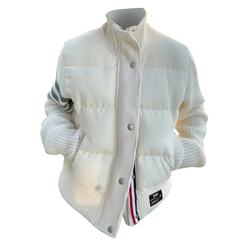 ZIAREL Пуховик Unisex Ecru Stand Collar Thickened Padded Puffer Jacket
ZIAREL Пуховик Unisex Ecru Stand Collar Thickened Padded Puffer Jacket