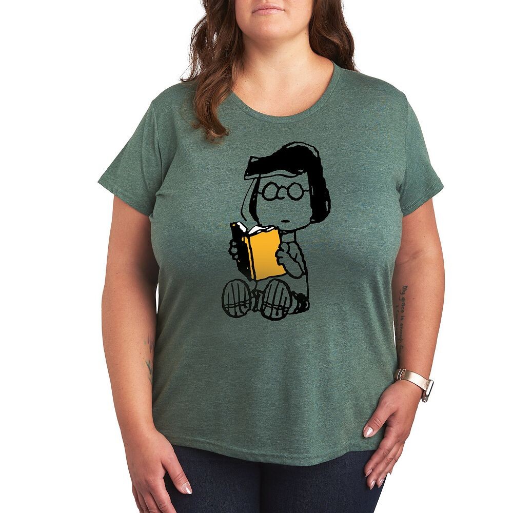 Футболка Plus Peanuts Marcie Reading с рисунком Licensed Character, цвет Heather Green
Футболка Plus Peanuts Marcie Reading с рисунком Licensed Character, цвет Heather Green