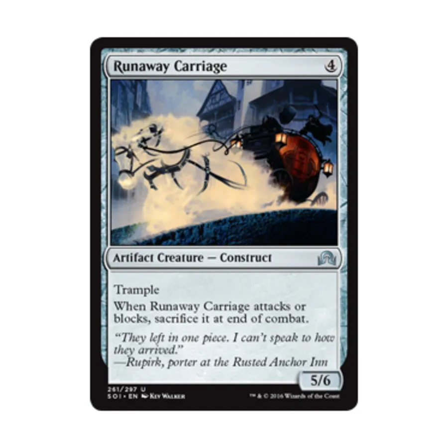 CCG Беглая повозка (U), MTG - Shadows Over Innistrad
CCG Беглая повозка (U), MTG - Shadows Over Innistrad