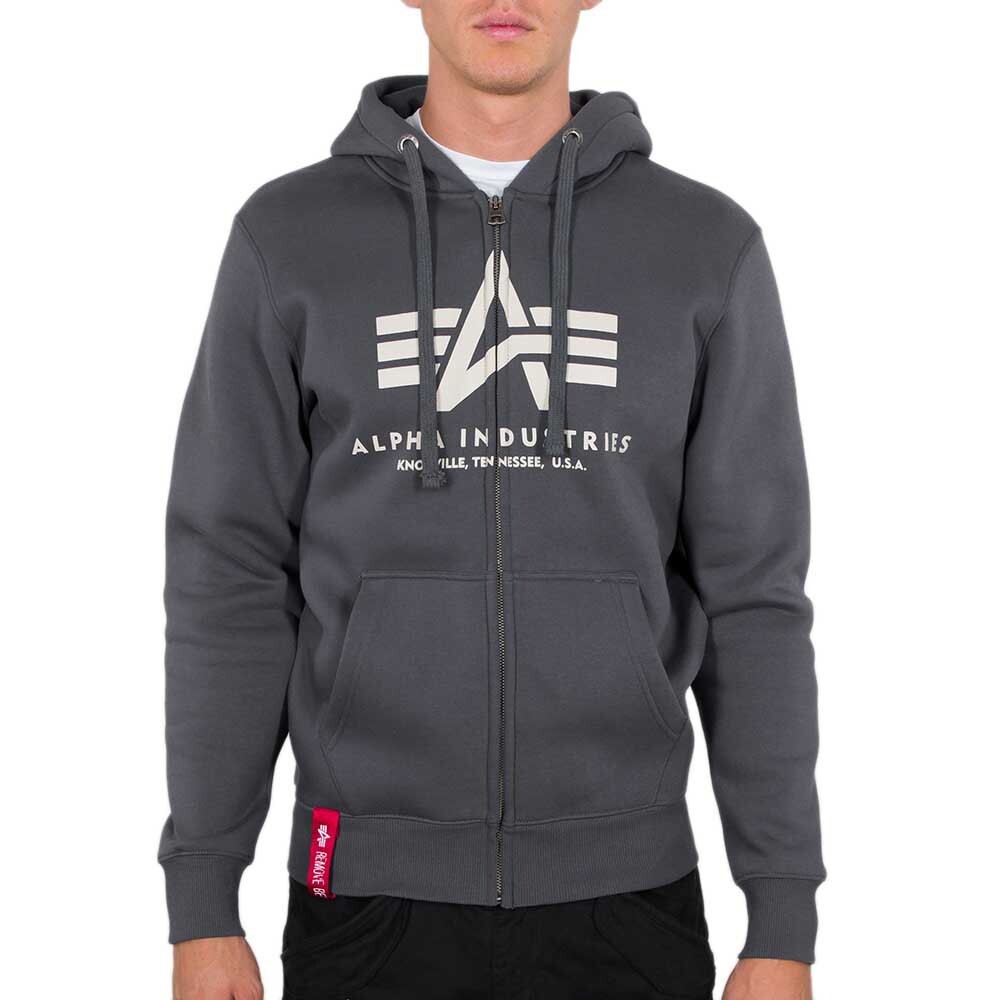 Худи Alpha Industries Basic Zip, серый
Худи Alpha Industries Basic Zip, серый