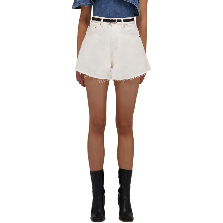 Self-Portrait Джинсовые шорты Self Portrait женские, чисто белые
Self-Portrait Джинсовые шорты Self Portrait женские, чисто белые