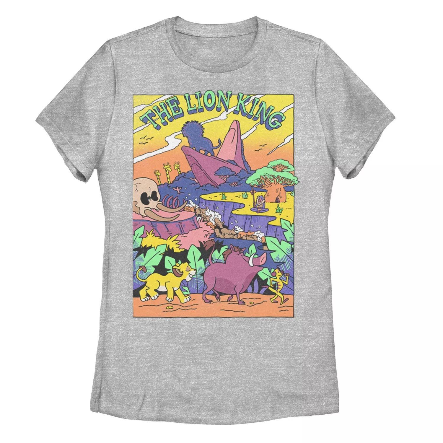 Детская футболка Disney's Lion King Legend of Lion King с красочным рисунком Licensed Character 
Детская футболка Disney's Lion King Legend of Lion King с красочным рисунком Licensed Character