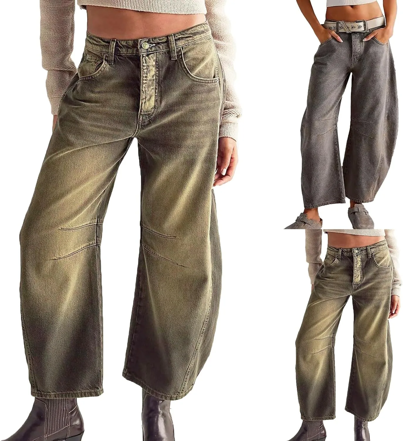 Джинсы Fuliley женские высокие мешковатые FULILYEO
Джинсы Fuliley женские высокие мешковатые FULILYEO