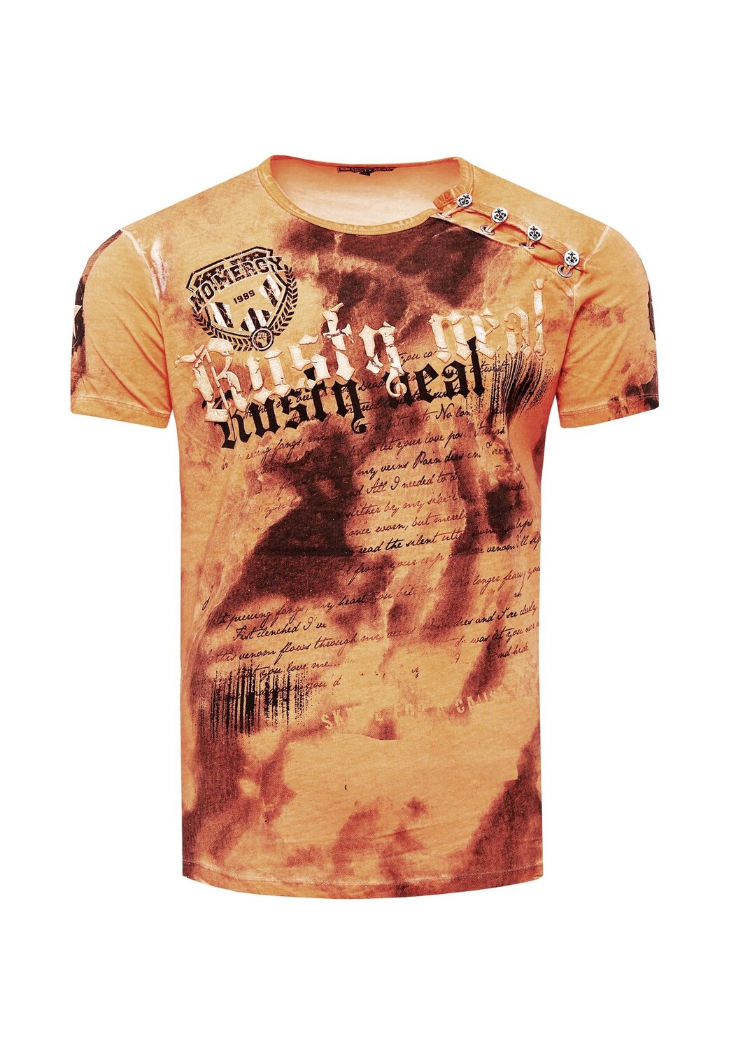 Футболка с великолепным дизайном в стиле батик RUSTY NEAL, оранжевый
Футболка с великолепным дизайном в стиле батик RUSTY NEAL, оранжевый
