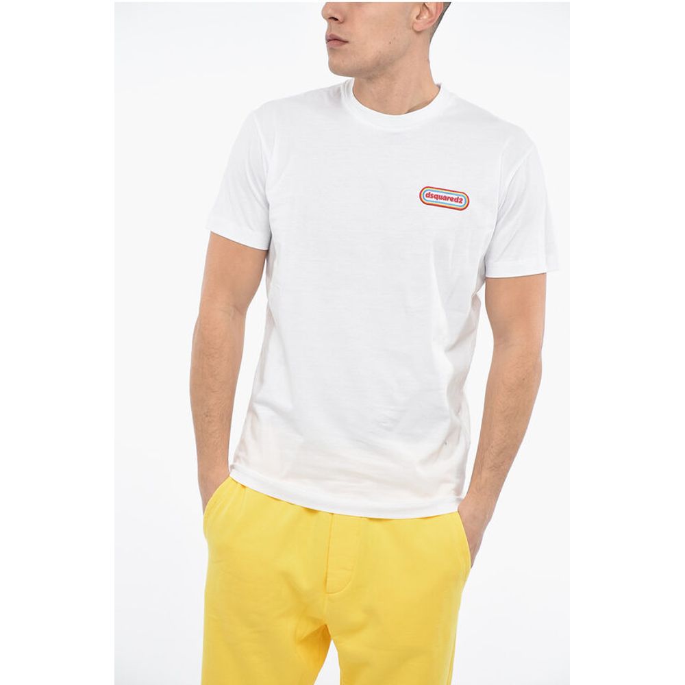 Футболка ROUND COOL с круглым вырезом и нашивкой-логотипом Dsquared2, White
Футболка ROUND COOL с круглым вырезом и нашивкой-логотипом Dsquared2, White