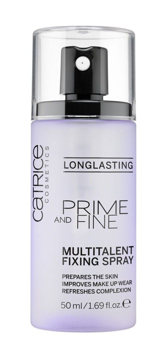 Catrice Prime And Fine Multitalent Fixing спрей для закрепления макияжа, 50 ml
Catrice Prime And Fine Multitalent Fixing спрей для закрепления макияжа, 50 ml