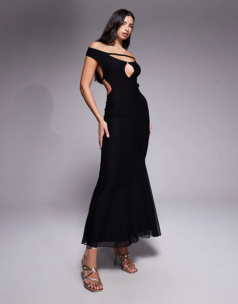 Платье-макси «рыбий хвост» Tiger Mist Kerrigan с вырезом-калькулем и открытой спиной, на бретелях, черного цвета
Платье-макси «рыбий хвост» Tiger Mist Kerrigan с вырезом-калькулем и открытой спиной, на бретелях, черного цвета