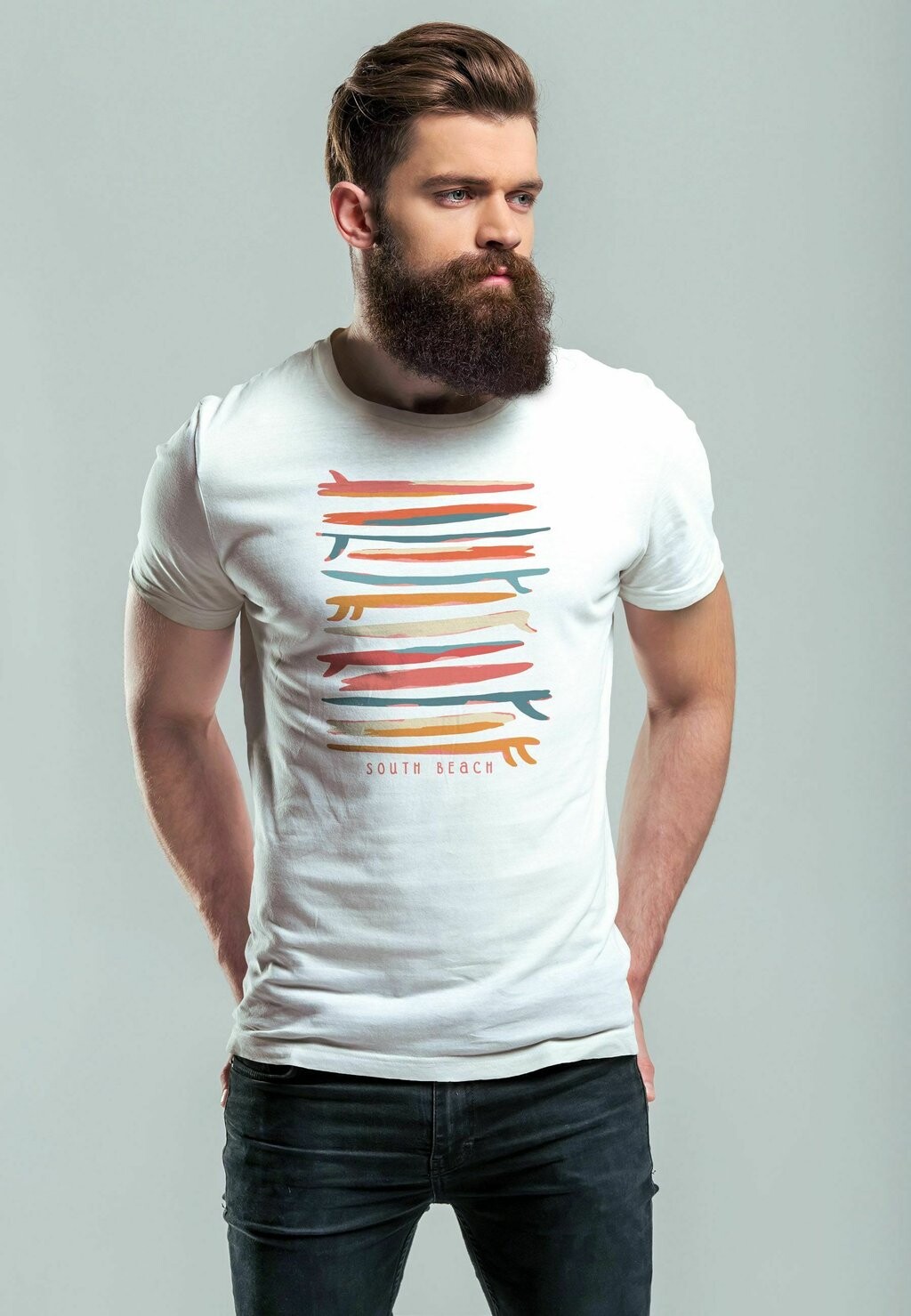 Футболка с принтом SURFBOARDS SOUTH BEACH CALIFORNIA USA SOMMER SURF Neverless, белый
Футболка с принтом SURFBOARDS SOUTH BEACH CALIFORNIA USA SOMMER SURF Neverless, белый