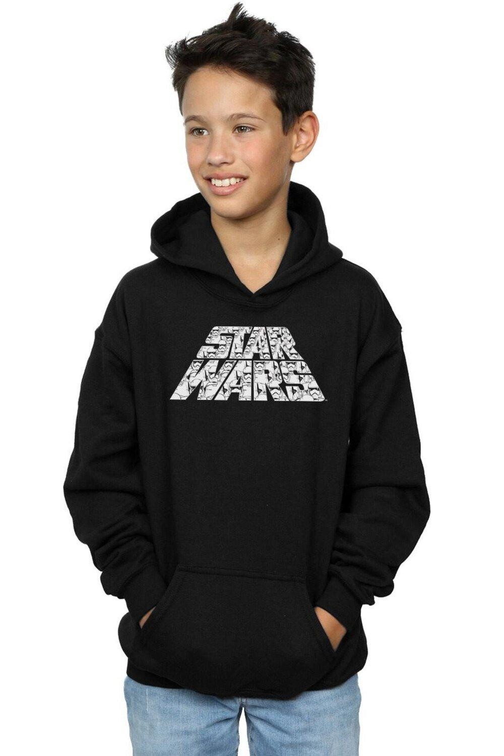 Толстовка с логотипом Star Wars The Rise of Skywalker Trooper Star Wars, черный 
Толстовка с логотипом Star Wars The Rise of Skywalker Trooper Star Wars, черный