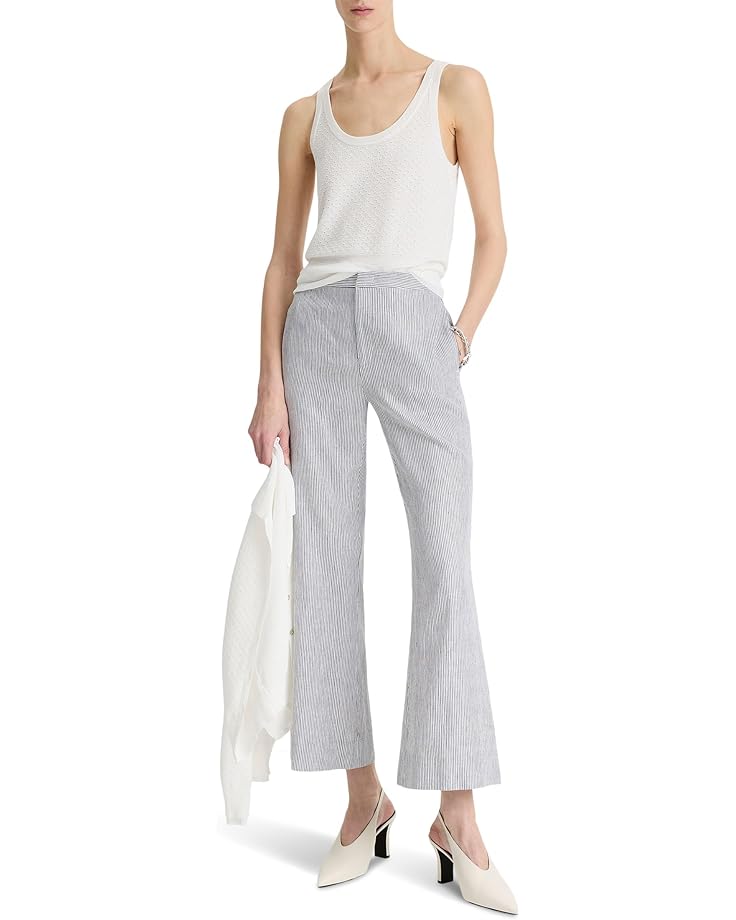 Брюки Vince Low Rise Ticking Striped Crop Flare Trousers, цвет Iris Slate/Off-white
Брюки Vince Low Rise Ticking Striped Crop Flare Trousers, цвет Iris Slate/Off-white