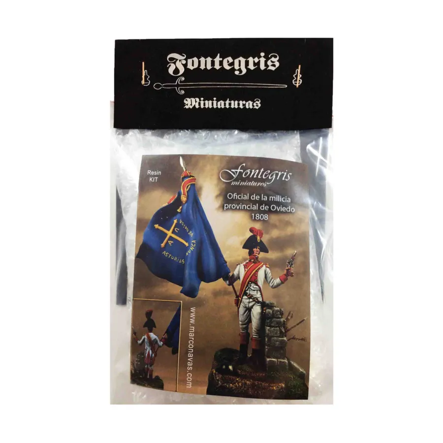 Офицер провинциальной милиции Овьедо 1808 г., Historical (54mm) (Fontegris Miniatures)
Офицер провинциальной милиции Овьедо 1808 г., Historical (54mm) (Fontegris Miniatures)