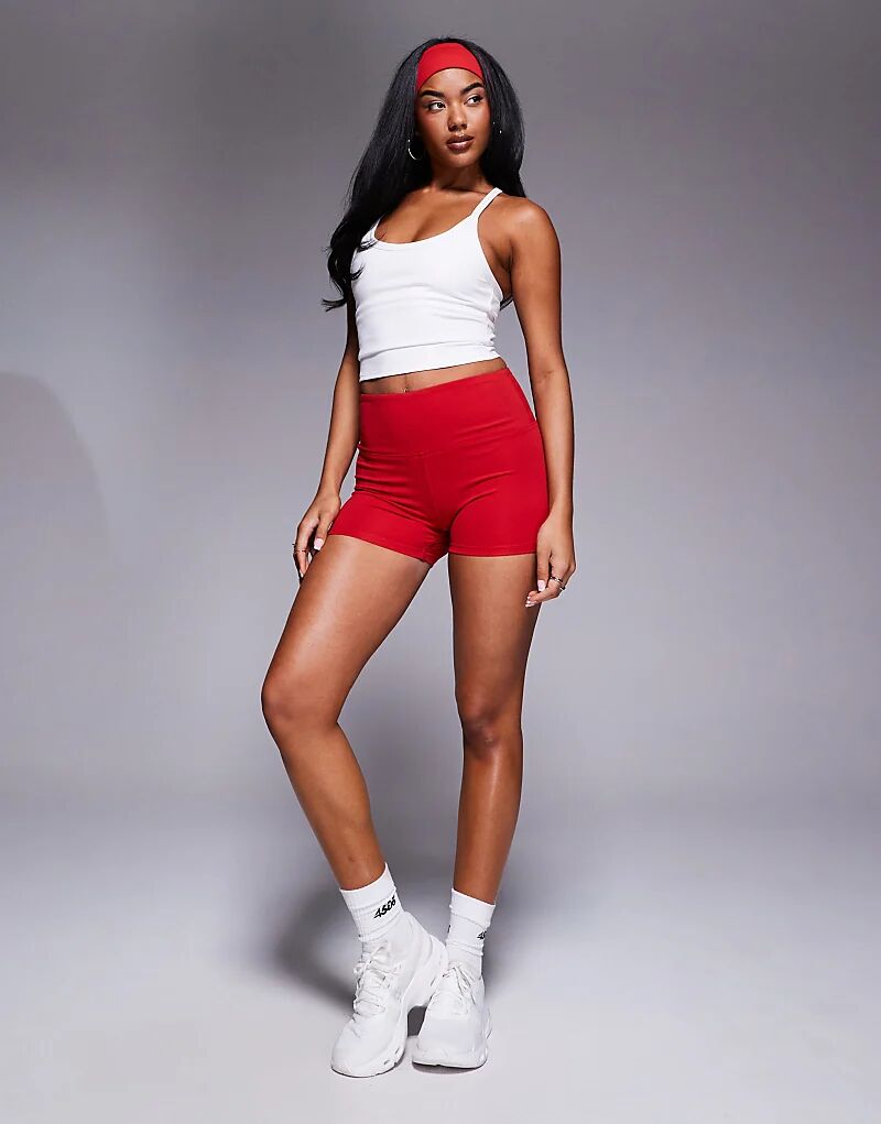 4505 Мягкие шорты для йоги с высокой талией, красные
4505 Мягкие шорты для йоги с высокой талией, красные