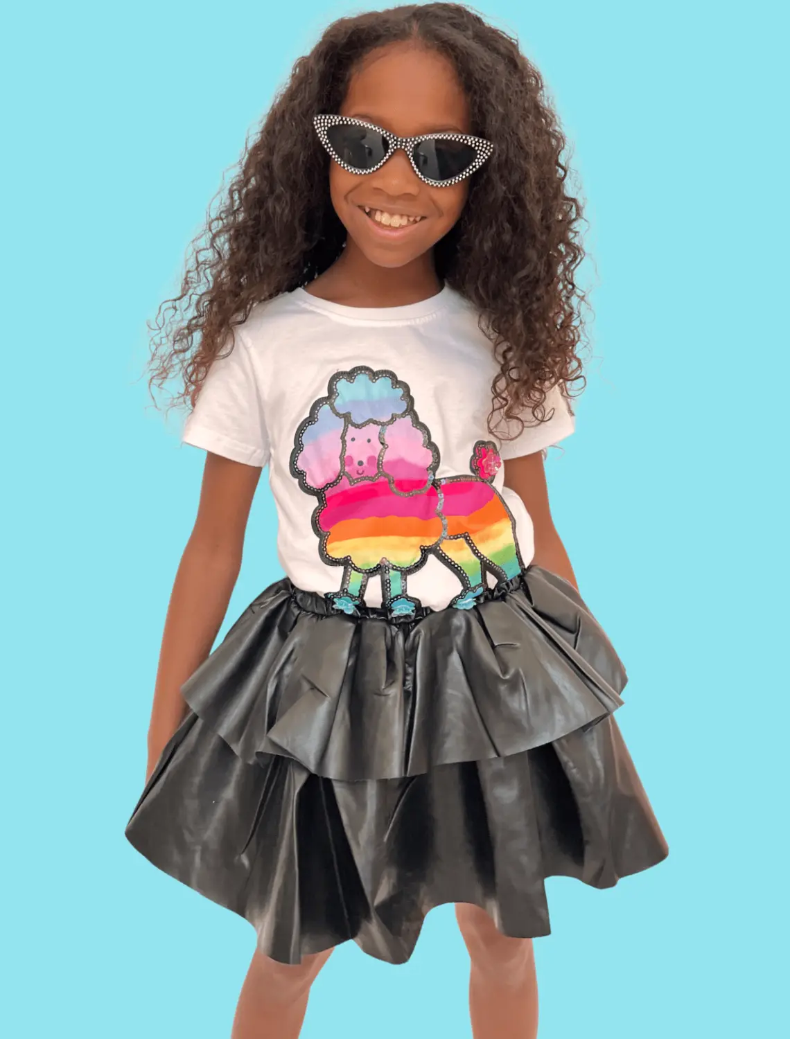 Юбка из веганской кожи с высокой талией Lola + The Boys, черный
Юбка из веганской кожи с высокой талией Lola + The Boys, черный