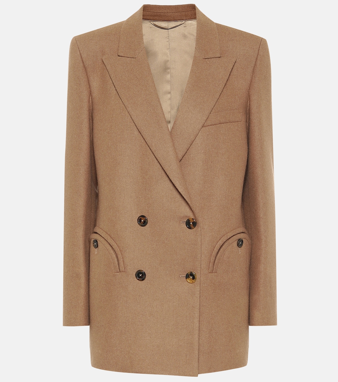 Повседневный шерстяной блейзер Cholita Blazé Milano, кэмел 
Повседневный шерстяной блейзер Cholita Blazé Milano, кэмел