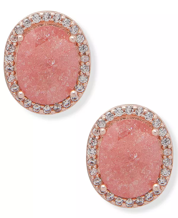 Серьги-Гвоздики с овальным ореолом из кубического циркония золотистого оттенка Lonna & Lilly, coral
Серьги-Гвоздики с овальным ореолом из кубического циркония золотистого оттенка Lonna & Lilly, coral