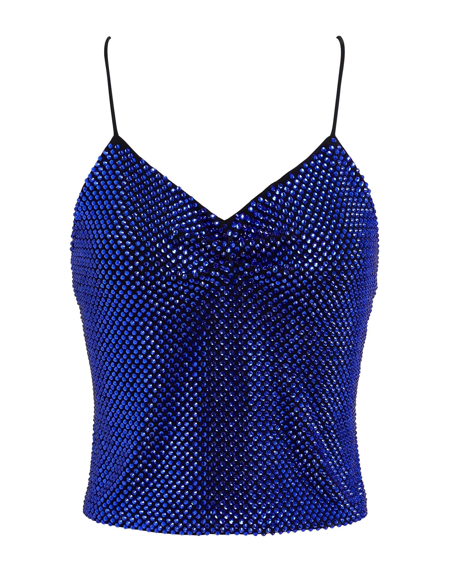 Кроп-топ Alexandre Vauthier, ярко-синий
Кроп-топ Alexandre Vauthier, ярко-синий