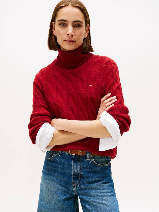 Кашемировый джемпер с воротником-хомутом из чистой шерсти Tommy Hilfiger, Regatta Red
Кашемировый джемпер с воротником-хомутом из чистой шерсти Tommy Hilfiger, Regatta Red