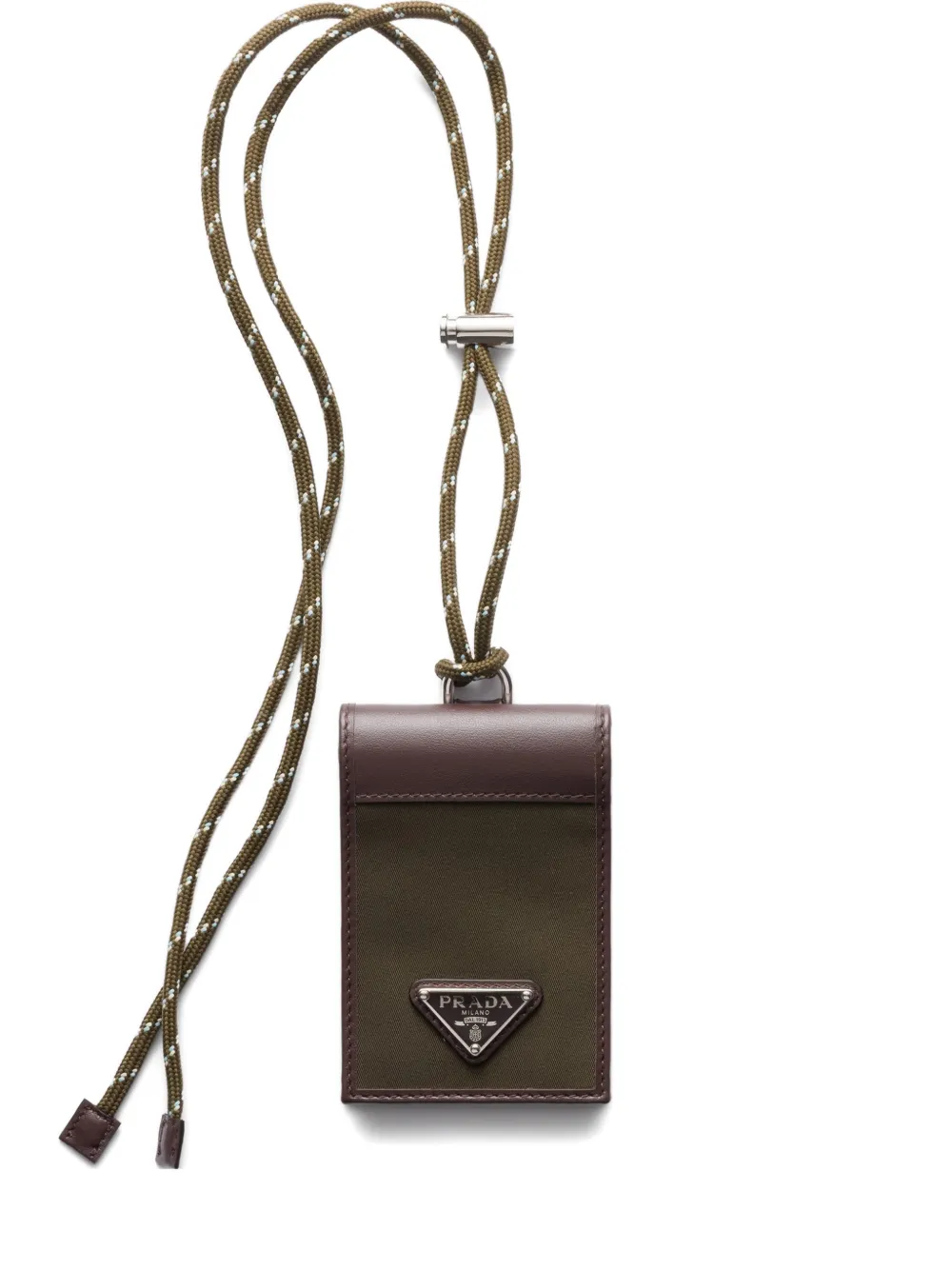 Картхолдер с логотипом Prada, зеленый
Картхолдер с логотипом Prada, зеленый