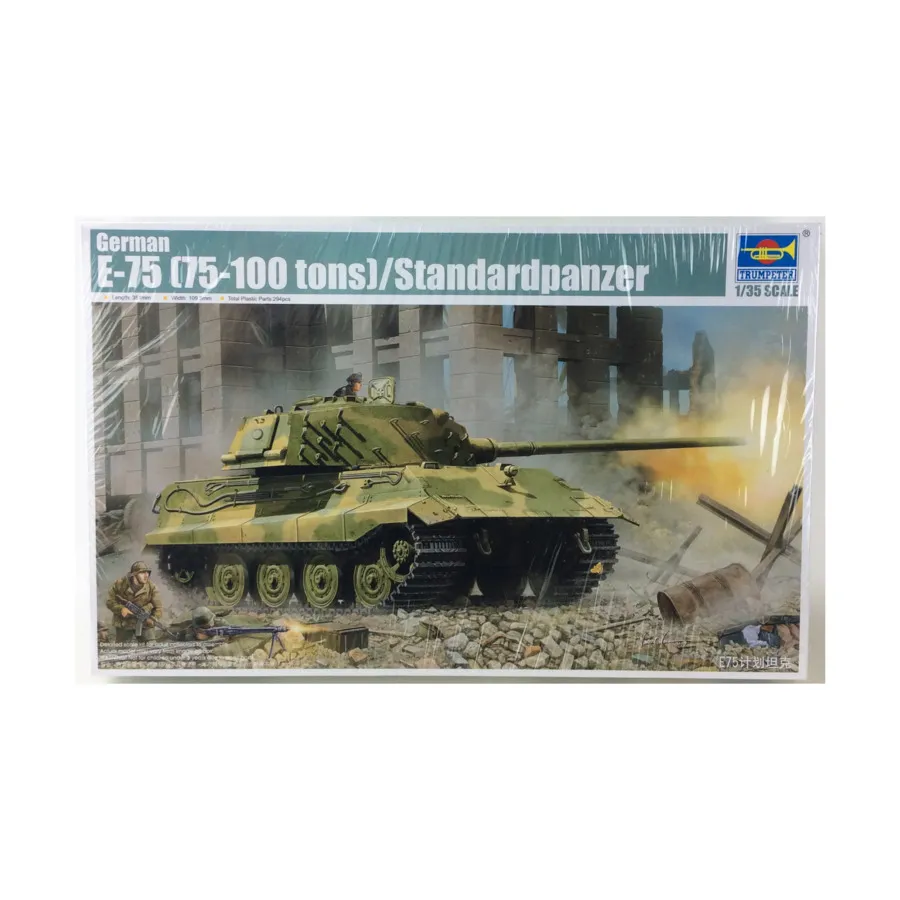 Немецкий E-75 Standardpanzer, Military Models (1:35) (Trumpeter Models)
Немецкий E-75 Standardpanzer, Military Models (1:35) (Trumpeter Models)
