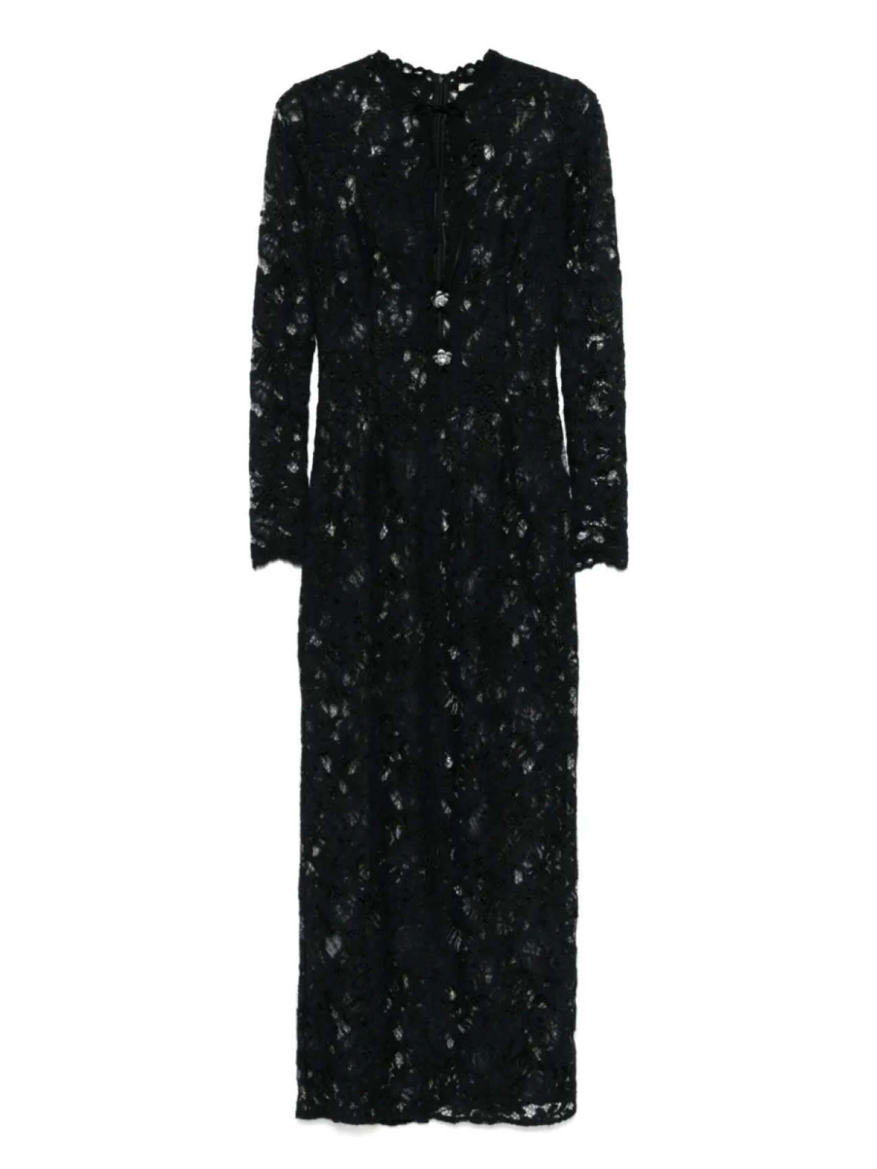 MANURI кружевное платье миди, черный
MANURI кружевное платье миди, черный