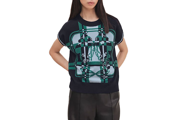 Трикотаж женский Оксфорд зеленый Hermes 
Трикотаж женский Оксфорд зеленый Hermes