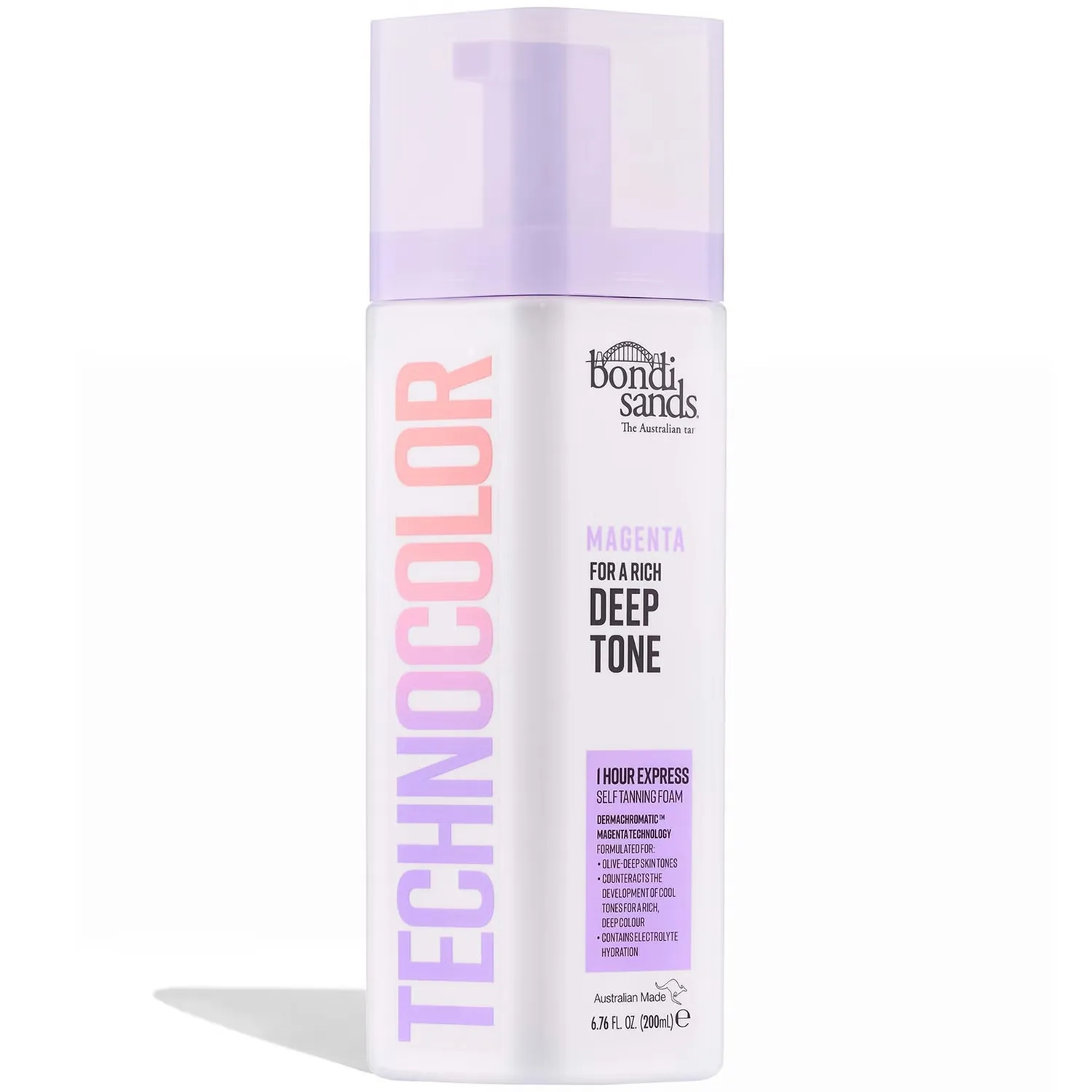 Technocolor 1-часовая пена для экспресс-автозагара - Пурпурный 200 мл Bondi Sands
Technocolor 1-часовая пена для экспресс-автозагара - Пурпурный 200 мл Bondi Sands