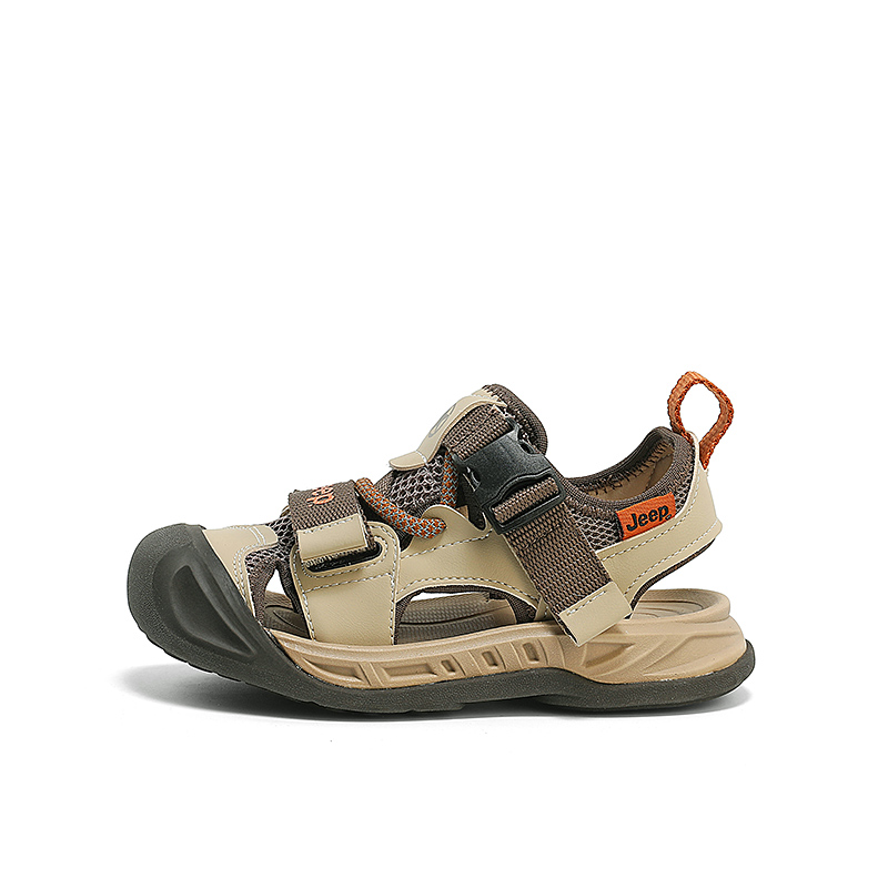 Детские сандалии с противоскользящей подошвой, дышащие, легкие, с противоударной подошвой Jeep, бежевый/коричневый
Детские сандалии с противоскользящей подошвой, дышащие, легкие, с противоударной подошвой Jeep, бежевый/коричневый