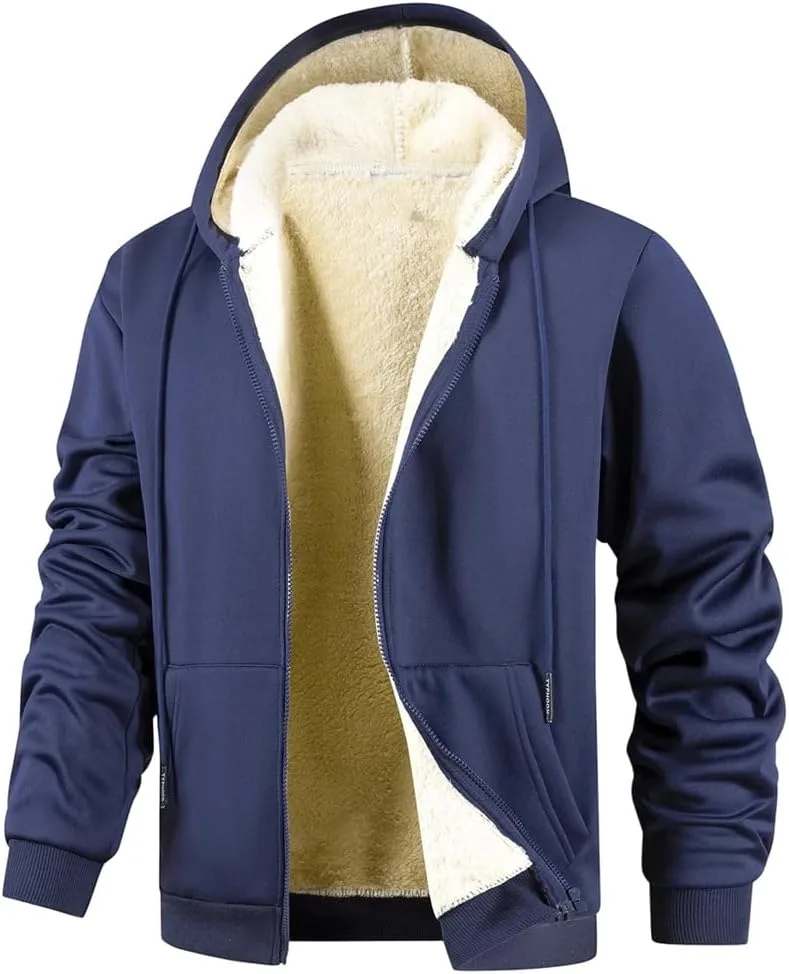 Мужская зимняя толстая флисовая худи на молнии
Мужская зимняя толстая флисовая худи на молнии