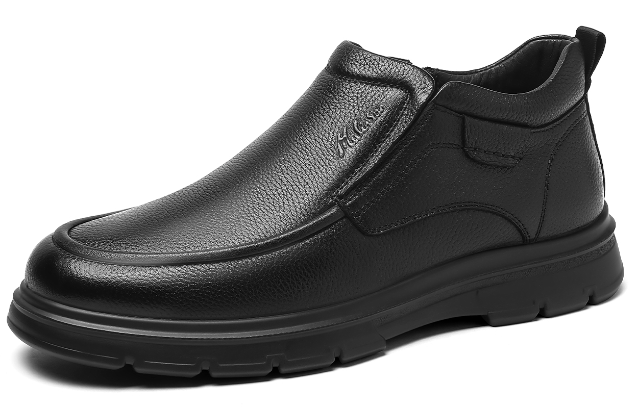 Mulinsen Ботинки из хлопка, мужские, черные, высота около 4 см
Mulinsen Ботинки из хлопка, мужские, черные, высота около 4 см