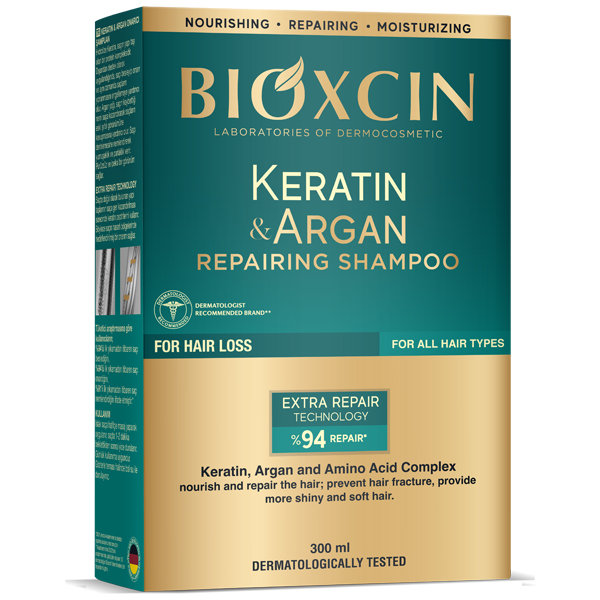 Bioxcin Keratin&Argan Восстанавливающий и увлажняющий шампунь 300 мл BIOTA LABORATOIRES
Bioxcin Keratin&Argan Восстанавливающий и увлажняющий шампунь 300 мл BIOTA LABORATOIRES